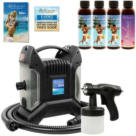 Turbo Tan ULTRA PRO Sunless Airbrush SPRAY TANNING SYSTEM 4 Simple Tan (Best Airbrush Tanning System)