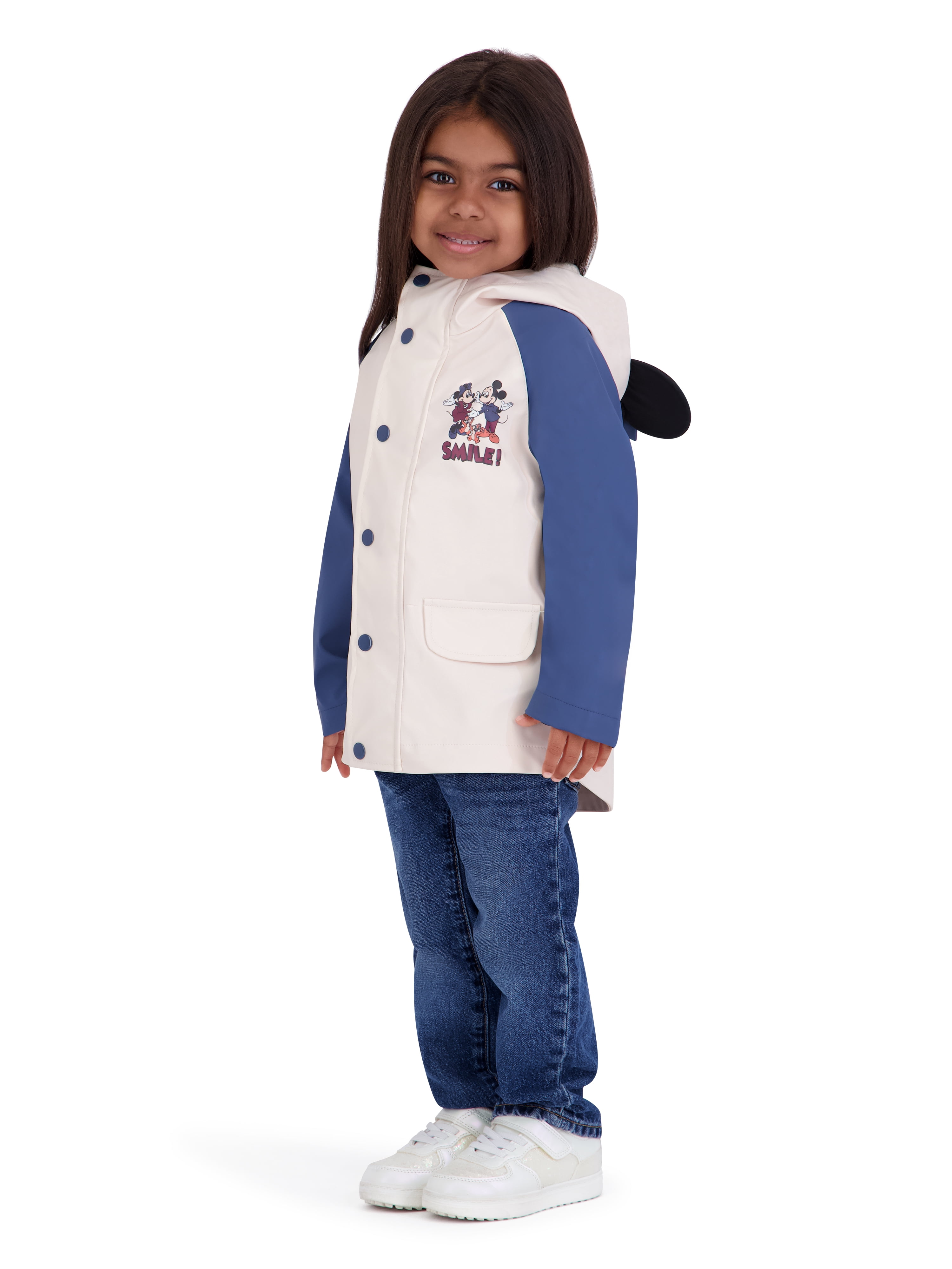 Mickey and Friends Toddler Girl Raincoat, Sizes 12 Months-5T