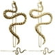 thumbnail image 1 of RomaMX 4pcs serpiente en forma de pinza de pelo creativo pin de pelo adorno de pelo para mujeres niñas damas (oro, oro antiguo, 2 piezas cada, 1 of 8