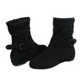 thumbnail image 7 of Fashion Retro Boots Heels Shoes Short Breathable Women's Zipper High Women's Boots, 7 of 7