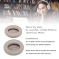 thumbnail image 4 of Protein Leather Replacement Earpads, Comfortable 2pcs Headphones Replacement Ear Pads Soft  for Upgrading White,Grey, 4 of 7
