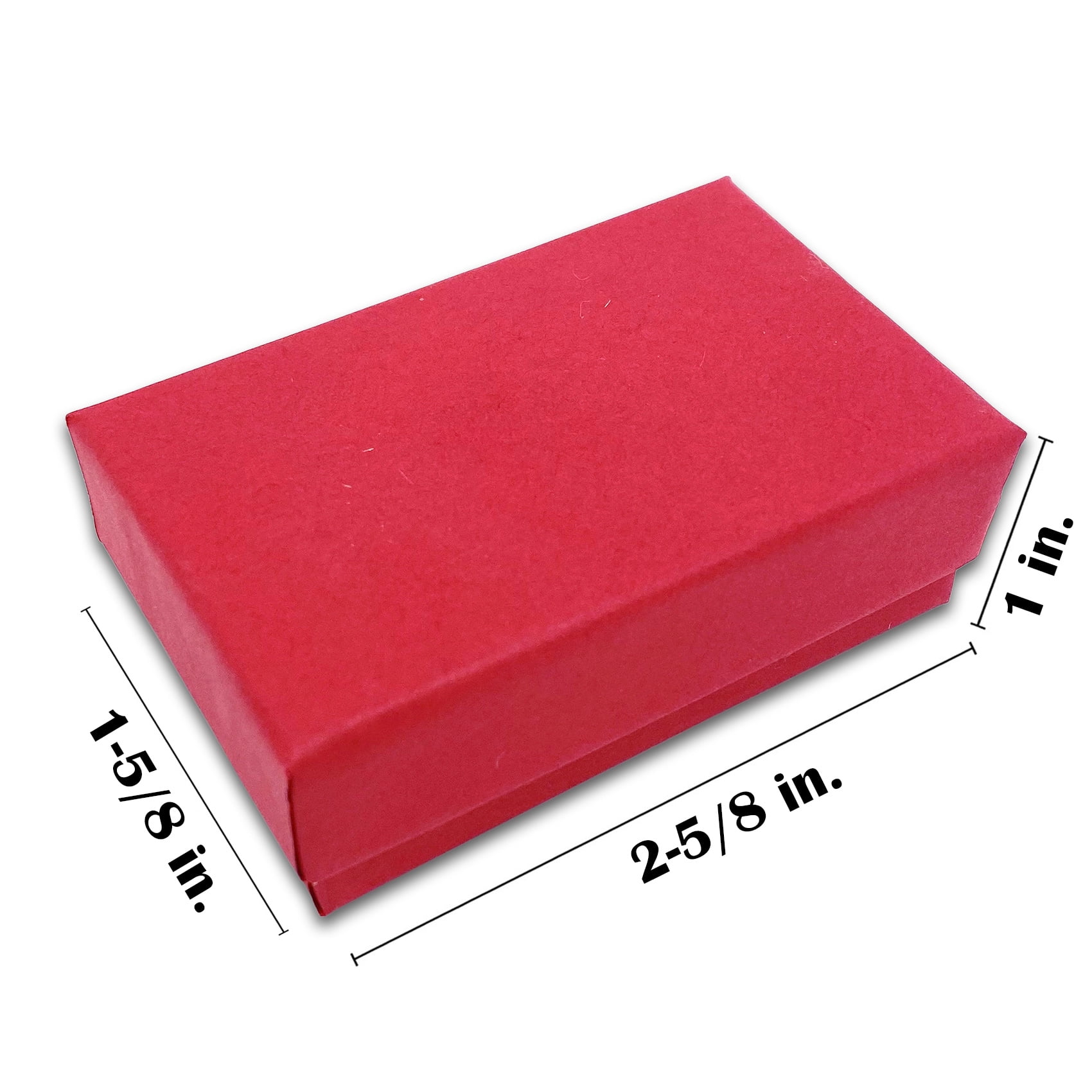 Premium Brick Red Cotton Filled Box #33
