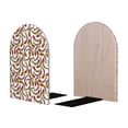 thumbnail image 2 of Hirioo Colorful Fishes for Bookends Decorative Bookends for Shelves for Home or Office, Non-Slip Base, 2 of 8