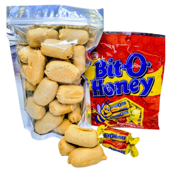Oddball Candy Co. - Freeze Dried Bit-O-Honey - 4oz - Made to Order - Premium Freeze Dried Candy
