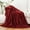 Burgundy, variant on Black Chenille Throws for Couch,Soft Lightweigt Knitted Blanket for Living Room,51"x 67"
