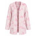 thumbnail image 2 of DAKIMOE Sleep Cardigans Robe Bed Jackets for Women Toasty Cozy Sherpa Coat Cloud-Soft House Jacket Loose Oversized Fleece Fuzzy Outwear, S-XXL, 2 of 2