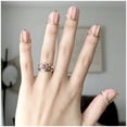 thumbnail image 1 of Diseño de moda, perforación de uñas de moda, placas de uñas de belleza, anillos de uñas desmontables esenciales, anillos de metal, juego de 10 piezas, 1 of 5