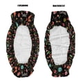 thumbnail image 5 of FKELYI Butterfly Hippie Flower Print UTV Seat Cover Waterproof Powersports Seats Covers Anti-Dust Mule Bench Seat Cover Compatible with Mule SX 2017-2023 Interior Decor, 5 of 7