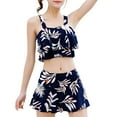 thumbnail image 1 of PEASKJP Womens Plus Size Swimwear Tummy Control Bikini Bottoms Bathing Suits, Navy One Size, 1 of 4