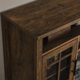 thumbnail image 4 of Indoor Fireplace 55 inch TV Media Stand with Electric Fireplace KD Inserts Heater,Reclaimed Barnwood Color,Fireplace Accessories, 4 of 7