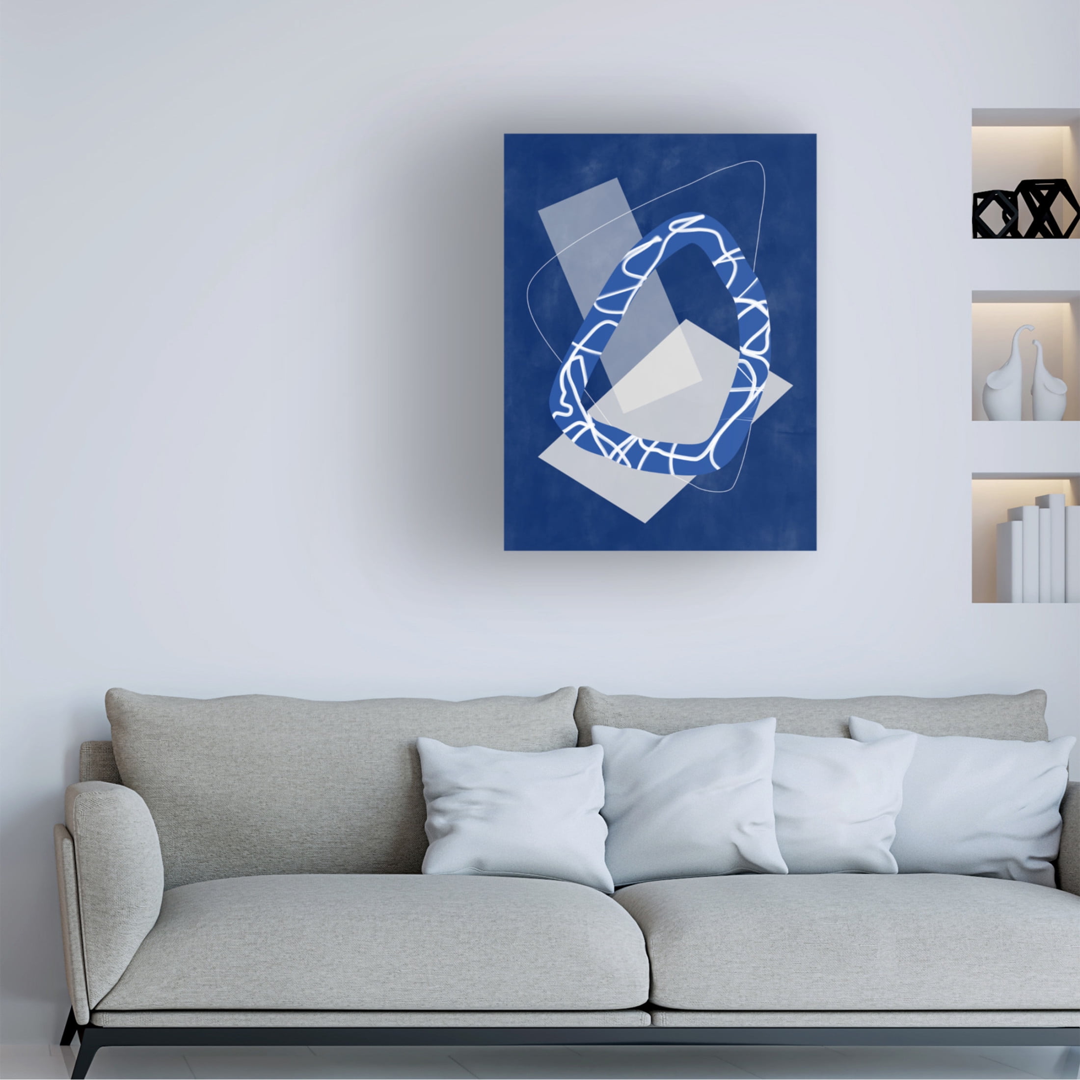 Trademark Fine Art Elena Ristova  Indigo22 Canvas Wall Art