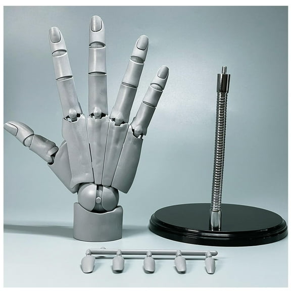 1:1 Flexible scale movable joint artist human model hand model, small statue for decoration or display, anime sketching and painting
