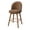 Brown, variant on Hawsaiy Modern Swivel Bar Stools Set of 2, 26" Counter Height Bar Stools with Back, Upholstered Chenille Bar Chairs, Solid Wood Legs Kitchen Island Stools with Footrest, Gray