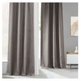 thumbnail image 4 of KeLiang Faux Linen Room Darkening Curtains - 84 Inches Long Luxury Linen Curtains for Bedroom & Living Room (1 Panel), 50W X 84L, Mink, 4 of 9