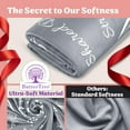 thumbnail image 5 of Gifts for Mom, Blanket for Mom Gifts, Christmas Gifts for Mom from Daughter, Banket for Mom, Mom Birthday Gifts, Gift for Mom from Son, Mom Blanket, Mom Gifts, 65" × 50" (Gray), 5 of 5
