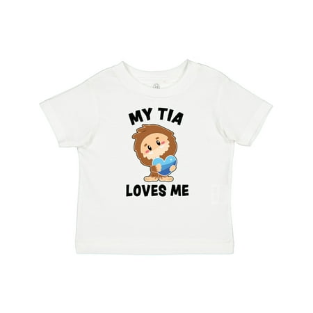 

Inktastic Cute Bigfoot My Tia Loves Me Gift Baby Boy T-Shirt