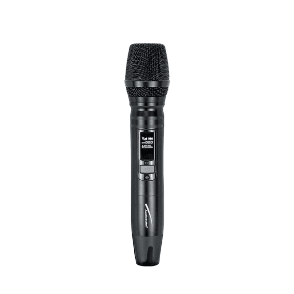 Sistema de Micrófonos Inalámbricos Audiobahn Digital UHF AMU320