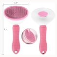 thumbnail image 3 of PETS-LAMB Self-Cleaning  and   Brush, Suitable for Long or Short Hair, Loose Hair Removal Brush, Easy to Remove, Pet Massage Tool. (), 3 of 6
