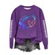 thumbnail image 2 of Ailaofu Womens Long Sleeve Shirt Pullover Tops, Loose Casual Crewneck T-Shirt Lightweight Sweatshirt, 2 of 3