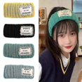 thumbnail image 1 of Winter Crochet Headwrap Wide Knitted Headband Outdoor Ski Hairband Ear Warmer GuanGuan, 1 of 1