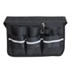 thumbnail image 1 of Bolsa de herramientas con múltiples bolsillos, impermeable, resistente, de tela Oxford, para cinturón y limpiador. Negro, 1 of 7