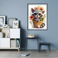 thumbnail image 7 of Diamond Art Kit for Adults, Cartoon Raccoon Flower Print No.20 Diamond Painting for Adults Beginners, 5D DIY Diamond Art Painting Kits, Colorful Diamond Painting Craft for Home Decor 12x16, 7 of 7