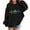 Black, variant on Aboser Toddler Hoodies Boys 5T Athletic Youth Fleece Hoodies with Long Sleeve Sweatshirt Fashion Letter Graphic Sweater Tops Casual Hooded Sweatshirts with Pocket