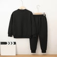 thumbnail image 7 of NOLDARES 2pcs Toddler Baby Boy Fall Winter Clothes Print Long Sleeve Sweatshirt Tops Casual Pants Set Little Kids Outfits Clothing(Dark Gray,12-16 Y), 7 of 7