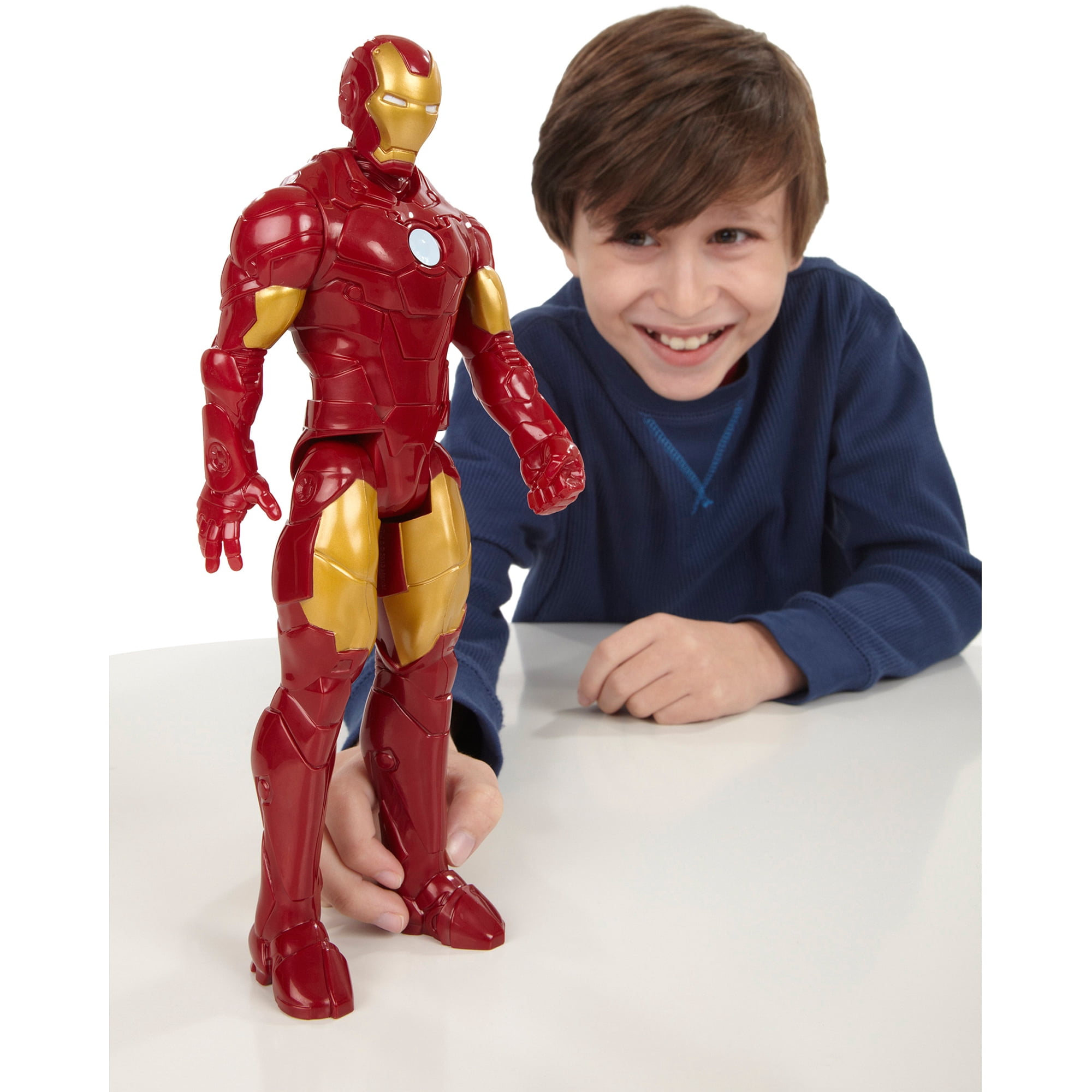 Marvel Iron Man 3 Titan Hero Series Avengers Initiative Classic Series - Iron Man Figure - 12 in