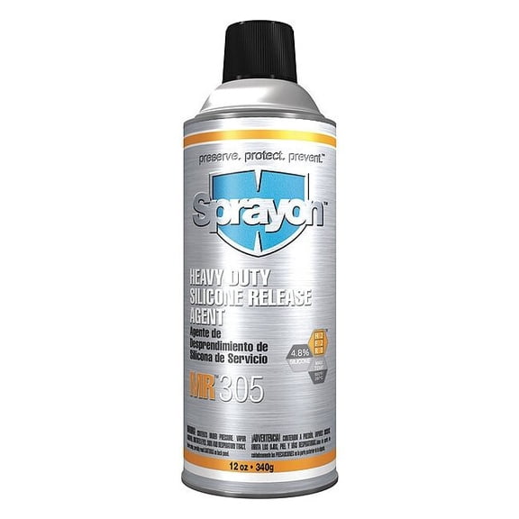 Sprayon Silicone Mold Release, 12 oz, Aerosol S00305000