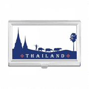 Kingdom of Thailand  Culture Business Card Holder Case Pocket Box Wallet