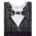 thumbnail image 6 of Disney Nightmare Before Christmas Baby Girls' Cosplay Dress and Headband Set Jack Black Pinstripe, 6 of 6