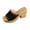 Summer Shoes # Black, variant on Sandals for Women Open Toe Chunky Heel Mule Slides Slip On Backless Shoes with Studded Embellished Strap Fashion Outdoor Walking Vacation Party Footwear