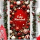 thumbnail image 4 of Linnome Santa Claus Pattern Christmas Door Cover 35x71 Inches, Festive Holiday Door Decoration for Home and Parties, 4 of 6