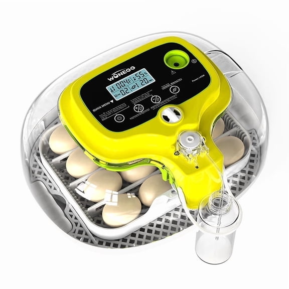 Premium Automatic 16 Egg Incubator by WONEGG for Birds like Chickens, Ducks, Turkeys, and More!