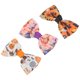 thumbnail image 1 of Ganchos para el cabello de Halloween de 3 piezas con clip de pico de pato para mujeres en negro y naranja, 1 of 5