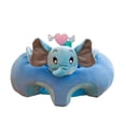 thumbnail image 2 of Sioweci Baby Sofa Chair Cartoon Animals Baby Seat with Leg Holes Handles Non-Slip Bottom Sofa Chair with Back Support for Infants Sitting Up Elephant Size B, 2 of 13