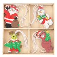 thumbnail image 2 of Xihbxyly En Venta Adornos Navideños para Árbol de Navidad, Etiquetas Colgantes, 12 Unidades, 2 of 7