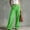 Green, variant on Womens Cotton Linen Wide Leg Pants High Waisted Straight Business Casual Pants Summer Office Work Trousers with Pockets, M