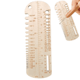 thumbnail image 3 of Sock Knitting Ruler Wooden Knitting Needle Size Gauge Measuring Tool Sock Accurate Ruler Knit Blocker for DIY, 3 of 7