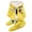 Yellow, variant on New Kids Girls Boys Clothing Sets Autumn Hooded Coat+T-Shirt+Pants Baby Cotton 3 Pcs Tracksuits