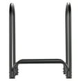 thumbnail image 2 of Shelter SLRS Deluxe Tubular Steel Open Air Firewood Log Rack Storage, Black, 2 of 4