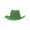 Green, variant on Glitter Sequin Trim Cowboy Hat - Light Pink