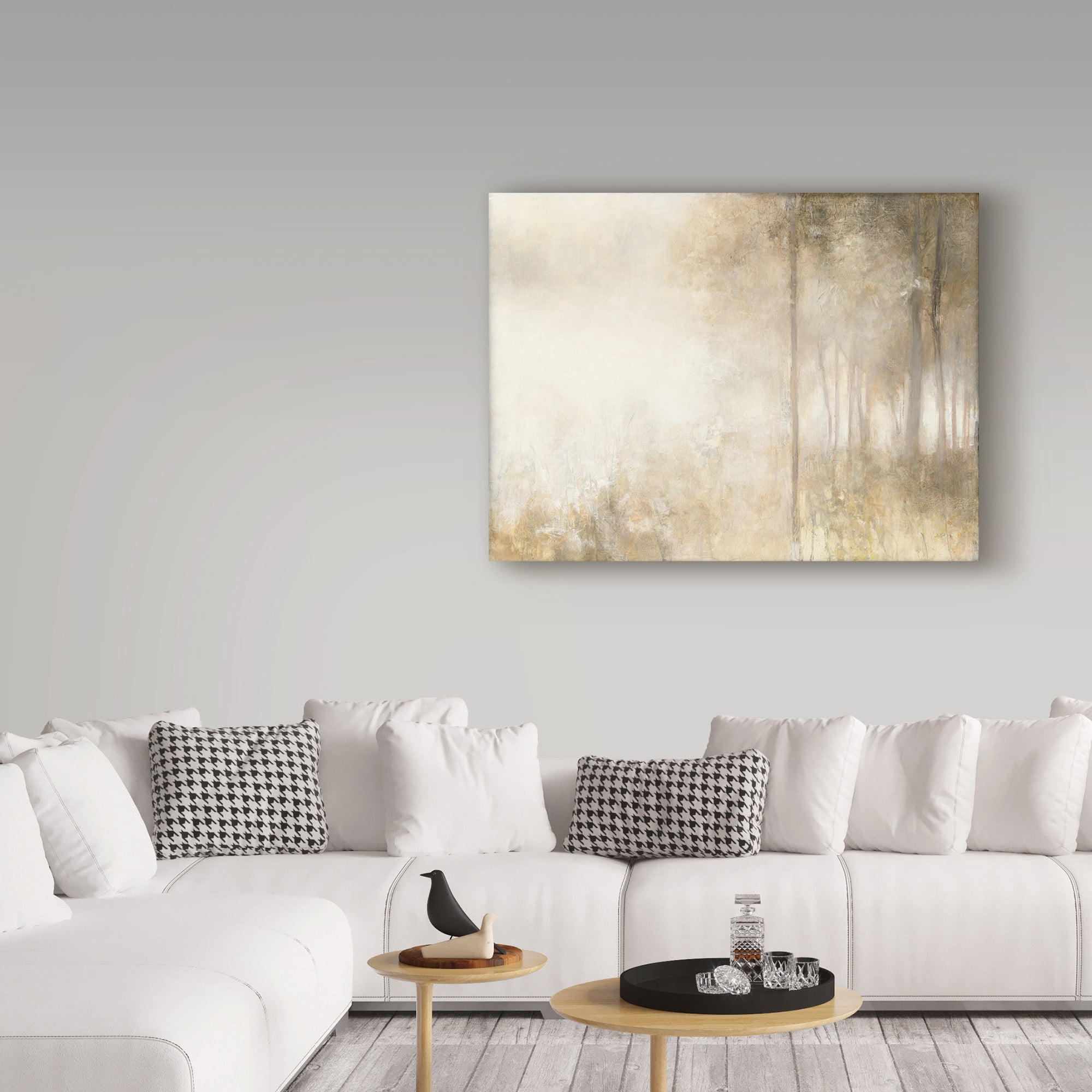 Trademark Fine Art 'Edge of the Woods Abstract' Canvas Art by Julia Purinton