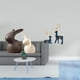 thumbnail image 2 of Juego De Estatuas De Conejo Y Reno De Cerámica, Elegantes Figuras De Porcelana Y Ciervo Para Decoración Del Hogar, Jardín, Pascua Y Oficina., 2 of 8