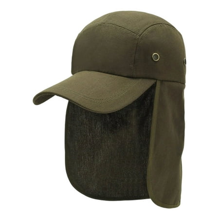 Fishing Hat Adjustable Traveling Sun Protections Hat with Neck Flap Breathable Outdoor Hiking Sun Hat for Women and Men