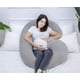 thumbnail image 4 of Almohada de Embarazo Midle One Gris Oscuro Forma de C para Maternidad y Mujeres Embarazadas, 4 of 6