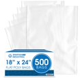 thumbnail image 1 of Bolsas de polietileno Spartan Industrial, 18 x 24 cm, 500 unidades, 1,1 mil, transparentes, 1 of 7