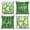 A, variant on St Patricks Day Pillow Cover 16x16 Set of 4,Shamrock with Green Hat Pillow Cases Couch Cushion for Bedroom Home Decor