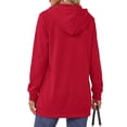 thumbnail image 5 of MOSHU Plus Size Women Zip Up Hoodies Long Sleeve Cotton Fleece Sweatshirts for Women Casual Hooded Jackets Fall Tops with Pockets, 5 of 10